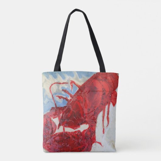 Brilliant Maine Lobster Tote Bag (Achterkant)