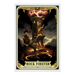 Brilliant Poster, Rock Music Forever Perfect Poster