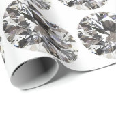 Brilliant Round Diamond Cadeaupapier (Rol Hoek)