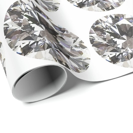 Brilliant Round Diamond Cadeaupapier (Rol Hoek)