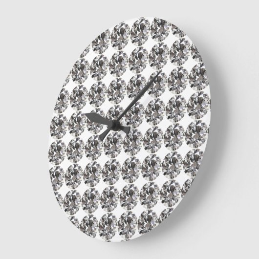 Brilliant Round Diamond Grote Klok (Hoek)