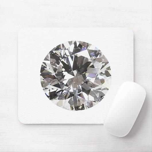 Brilliant Round Diamond Muismat (Met muis)