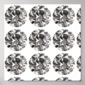 Brilliant Round Diamond Poster (Voorkant)