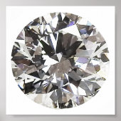 Brilliant Round Diamond Poster (Voorkant)