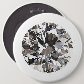 Brilliant Round Diamond Ronde Button 6,0 Cm (Voorkant /achterkant)