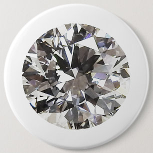 Brilliant Round Diamond Ronde Button 6,0 Cm