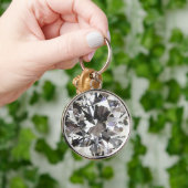 Brilliant Round Diamond-Sleutelhanger Sleutelhanger (Hand)