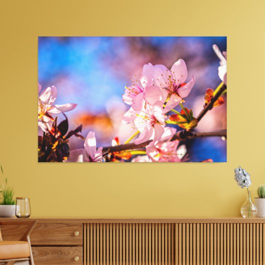 Brilliant Sakura Blossom Canvas Afdruk (Insitu (Woonkamer))