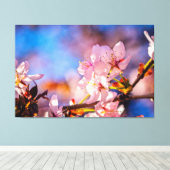 Brilliant Sakura Blossom Canvas Afdruk (Insitu (Houten vloer))