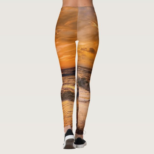 Brilliant Sunset Dames Leggings (Achterkant)