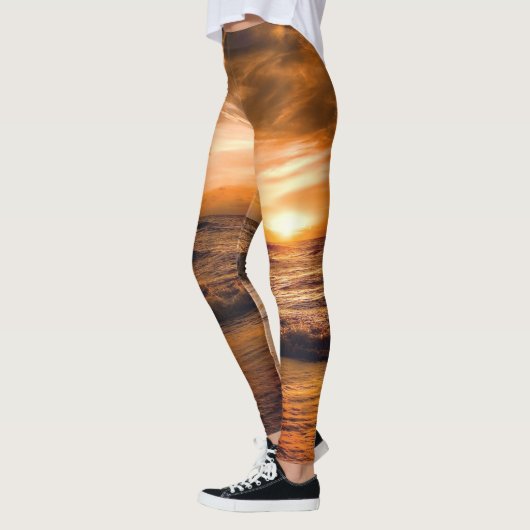 Brilliant Sunset Dames Leggings (Links)