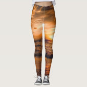 Brilliant Sunset Dames Leggings (Voorkant)