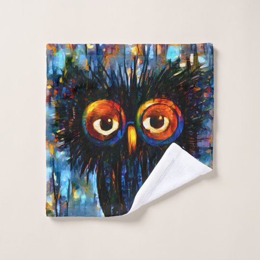 Brilliant & Wise Owl Bad Handdoek (Wasdoekje)