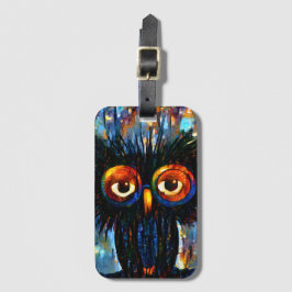 Brilliant & Wise Owl Bagagelabel