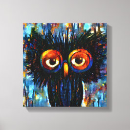 Brilliant & Wise Owl Canvas Afdruk