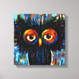 Brilliant & Wise Owl Canvas Afdruk