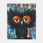 Brilliant & Wise Owl Fleece Deken (Voorkant)