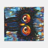Brilliant & Wise Owl Fleece Deken (Voorkant (Horizontaal))