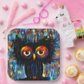 Brilliant & Wise Owl Papieren Bordje (Feest)