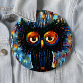 Brilliant & Wise Owl Ronde Button 6,0 Cm (In situ)