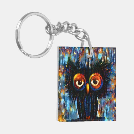 Brilliant & Wise Owl Sleutelhanger (Voorkant Links)