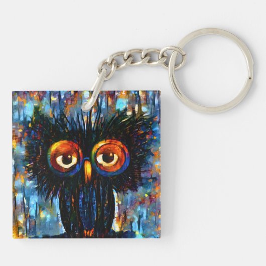 Brilliant & Wise Owl Sleutelhanger (Achterkant)