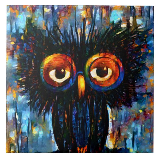 Brilliant & Wise Owl Tegeltje (Voorkant)