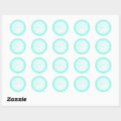 BrilliantStar4 Ronde Sticker (Vel)