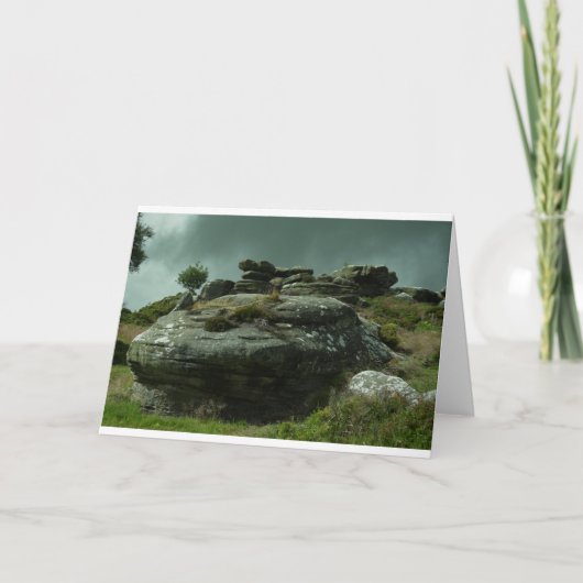Brimham Rocks en Moody Sky Kaart (Voorkant)