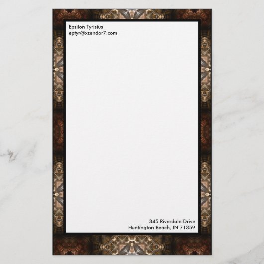 Brimitin Warrior Pattern 00120150507213527 Briefpapier (Voorkant)