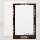 Brimitin Warrior Pattern 00120150507213527 Briefpapier (Voorkant / Achterkant)