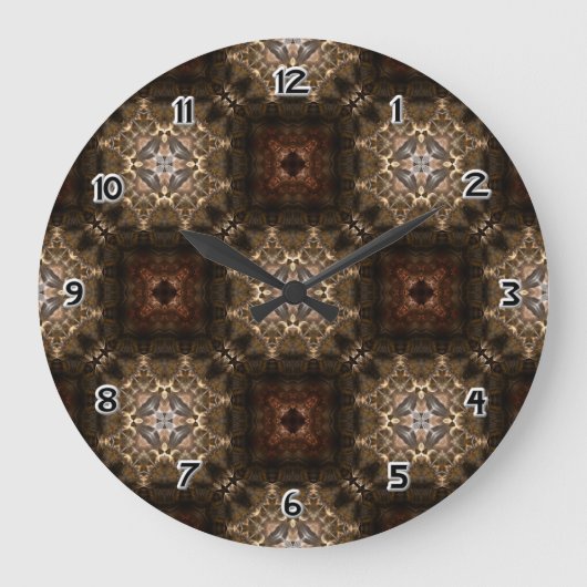 Brimitin Warrior Pattern 00120150507213527 Grote Klok (Voorkant)
