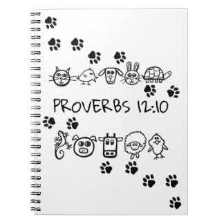 Brimley's PROVERBS 12:10 ~ Notitieboek