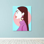 Brincos novos canvas afdruk (Insitu (Houten vloer))