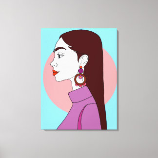 Brincos novos canvas afdruk