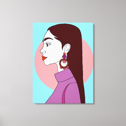Brincos novos canvas afdruk (Voorkant)