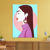Brincos novos canvas afdruk (Insitu (Woonkamer))