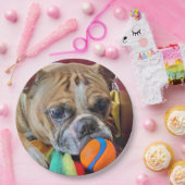 Brindle Boston Terrier Paper Bord (Feest)