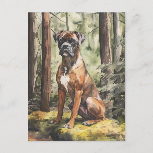 Brindle Boxer - Briefkaart (Voorkant)