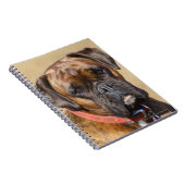 Brindle Boxer Dog Notitieboek (Rechterzijde)