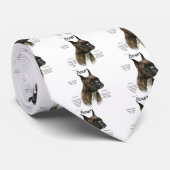 Brindle Boxer Geschiedenis Stropdas (Opgerold)