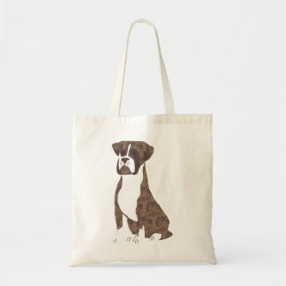Brindle Boxer Illustratie Tote Bag