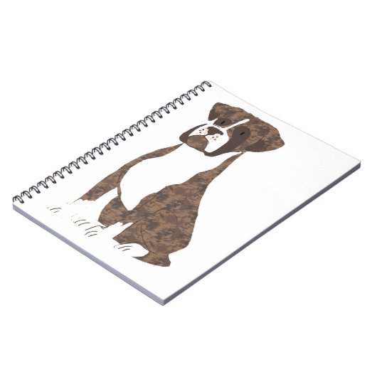 Brindle Boxer Notitieboek (Linkerzijde)