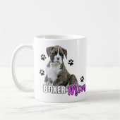 Brindle Boxer Puppies - White Boxer Dog Koffiemok (Links)
