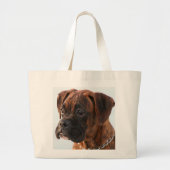 Brindle boxer puppy canvas tas (Voorkant)