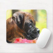 Brindle Boxer puppy mousepad Muismat (Met muis)