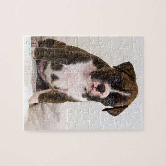 Brindle Boxer Puppy Puzzle Legpuzzel (Horizontaal)
