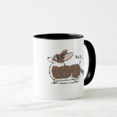 Brindle Cardigan Corgi Butt Mok (Voorkant rechts)