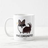 Brindle Cardigan Corgi Incorgnito Mok (Links)