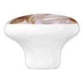 Brindle en White Shih Tzu Dog Keramische Knop (Zijkant)